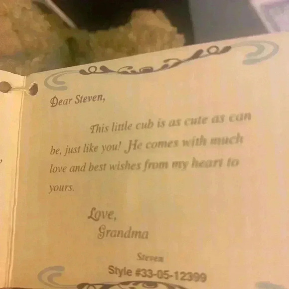 Bear from Grandmas Heart NWT - Picture 7 of 8